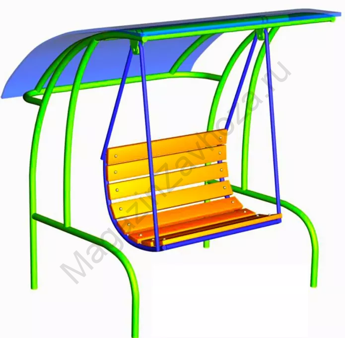 ДИВАН-КАЧЕЛИ полукруглые с навесом