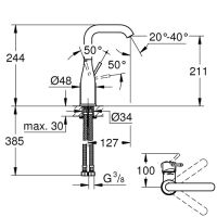 схема Grohe Essence New 23541001