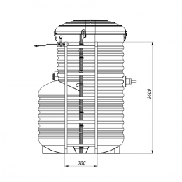 Станция биологической очистки Rostok Aero 2600+