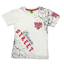 Футболка BESIWA для мальчика "street" белая