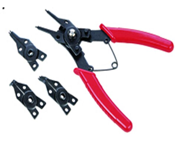 Съемник стопорных колец со сменными носами 4 шт 6" TA-H1035