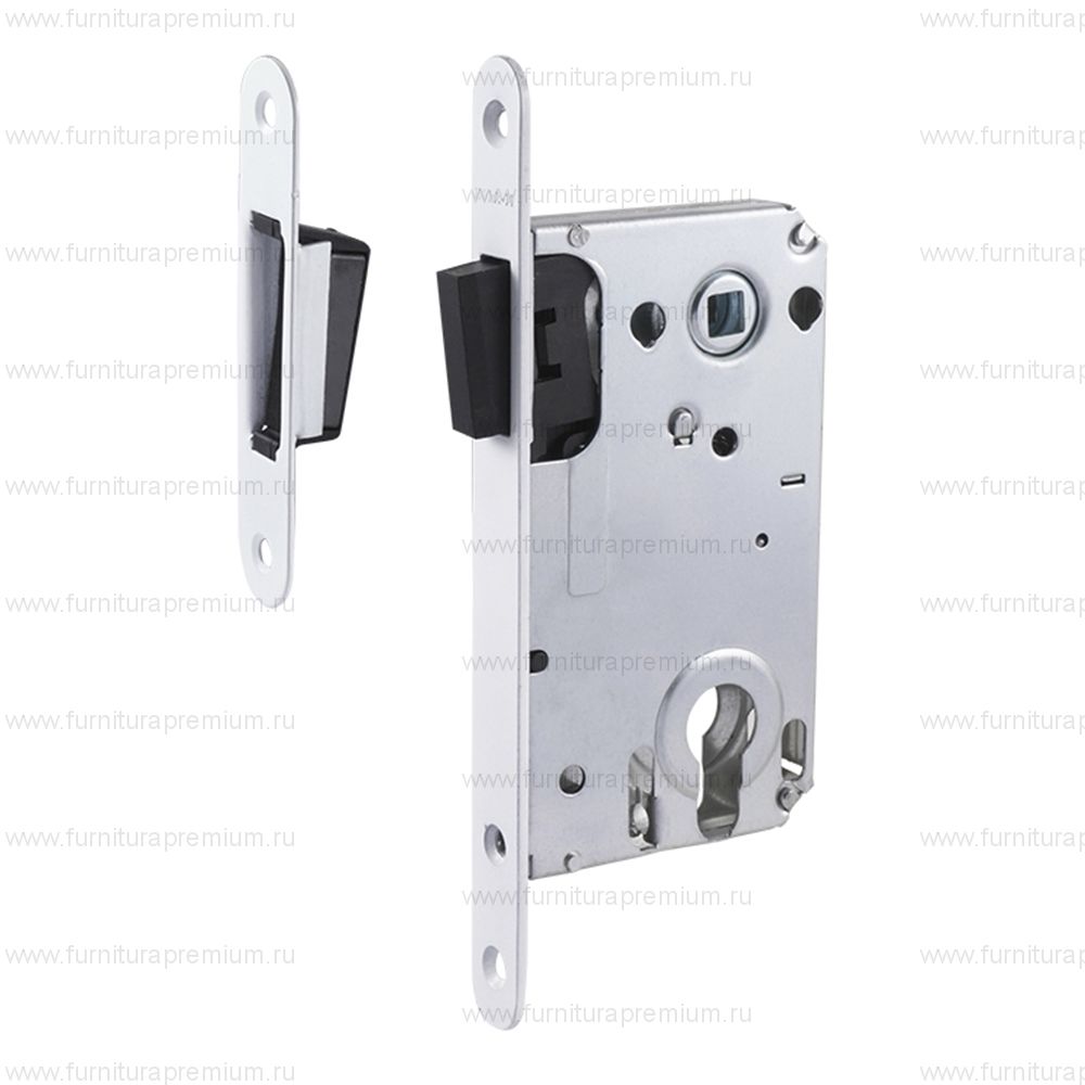 Замок магнитный Нора-М под цилиндр 25М-85 + ответная планка