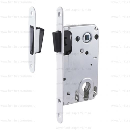 Замок магнитный Нора-М под цилиндр 25М-85 + ответная планка