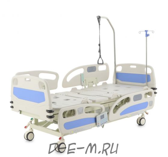 Кровать электрическая Med-Mos DB-2 (MЕ-4059П) (7 функций) со встроенными панелями управления в боковых ограждениях