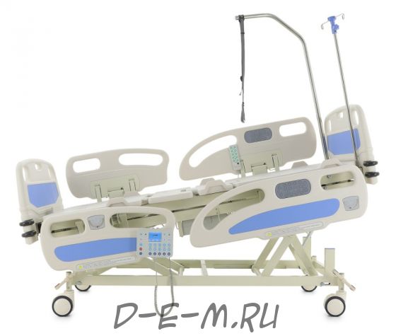 Кровать электрическая Med-Mos DB-2 (MЕ-4059П) (7 функций) со встроенными панелями управления в боковых ограждениях