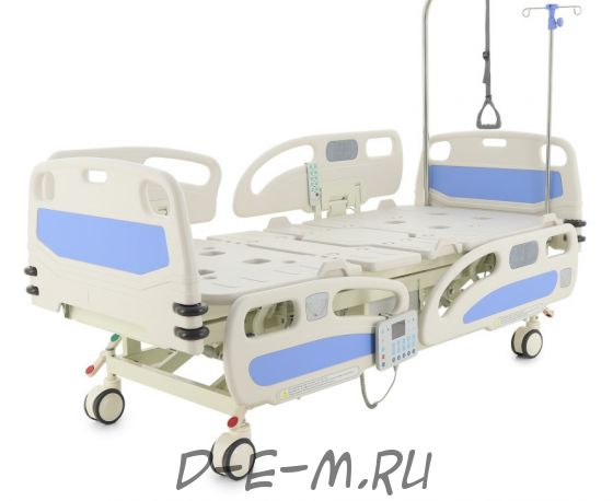 Кровать электрическая Med-Mos DB-2 (MЕ-4059П) (7 функций) со встроенными панелями управления в боковых ограждениях