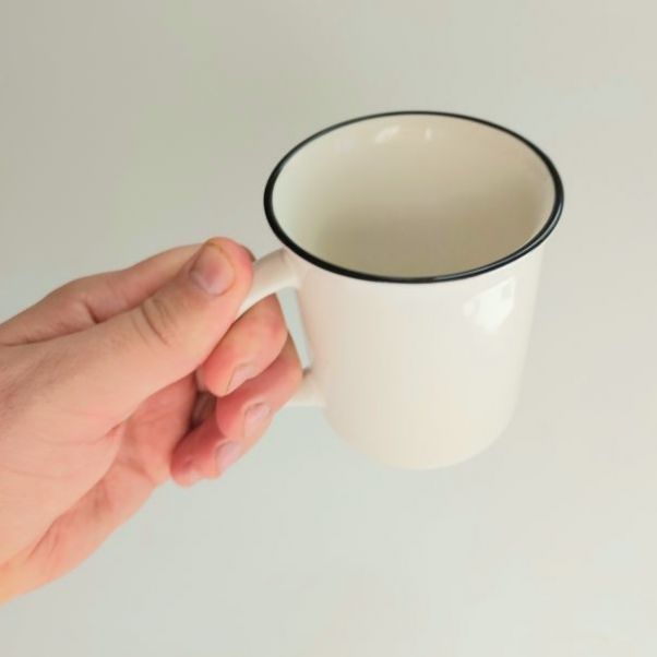 Кружка Nostalgie с черным ободком