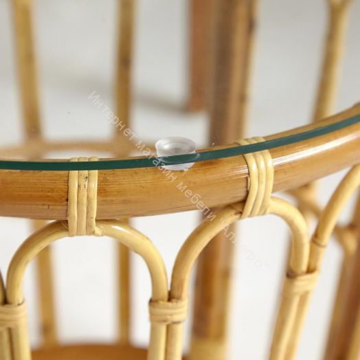 Комплект террасный AKIRA /с подушками/ skin rattan eco, Natural (натуральный)