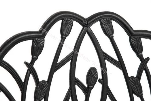 Скамья Secret De Maison Strauss (Штраус) алюминиевый сплав, черный