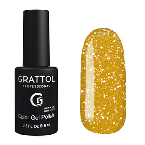 ГЕЛЬ-ЛАК СВЕТООТРАЖАЮЩИЙ GRATTOL COLOR GEL POLISH BRIGHT NEON 03, 9 МЛ