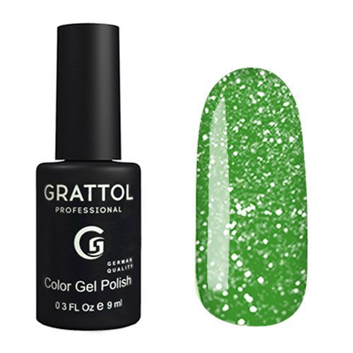 ГЕЛЬ-ЛАК СВЕТООТРАЖАЮЩИЙ GRATTOL COLOR GEL POLISH BRIGHT NEON 02, 9 МЛ