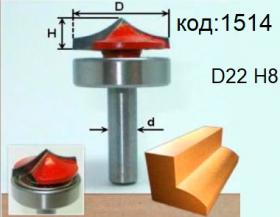 Фрезы для фасадов МДФ гравировальные. Код: 1514, 1515.