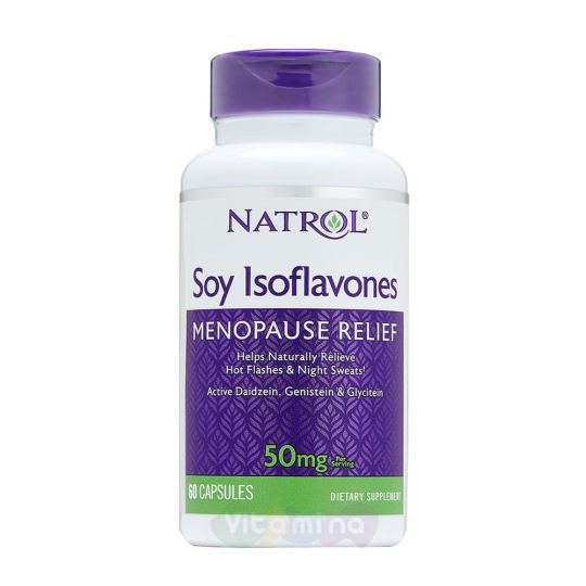 Natrol Soy Isoflavones Изофлавоны сои 50 мг