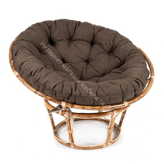 23/01 Матрац для кресла "Папасан" ткань, коричневый, 3М7-147