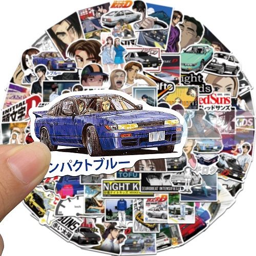Стикеры (5шт) Initial D