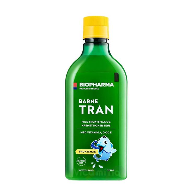 Barne Tran Omega-3 Рыбий жир для детей со вкусом фруктов