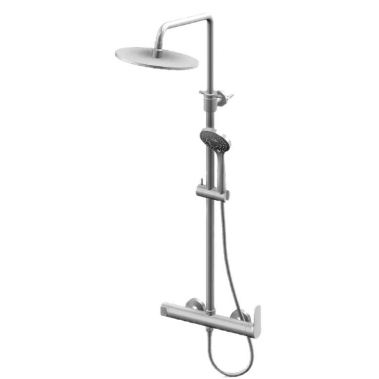 Изображение Душевая система с верхним и ручным душем Gattoni H2OMIX3000 KIT/MC010.30