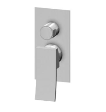 Изображение Смеситель для ванны/душа встраиваемый (внешняя часть), на 2 выхода Gattoni Ely 8833/ESC0