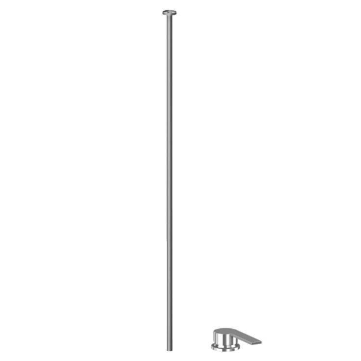 Изображение Потолочный излив со смесителем с пультом дистанционного управления Gattoni Color 8049