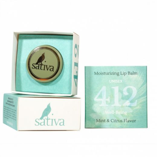 Sativa №412 Бальзам для губ увлажняющий 8г