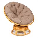 Кресло-качалка "PAPASAN" w 23/01 B / с подушкой / Honey (мед), экошерсть Коричневый, 1811-5