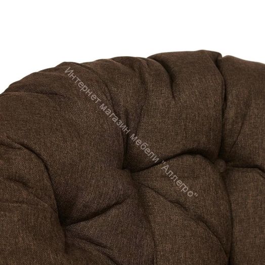 Кресло-качалка "PAPASAN" w 23/01 B / с подушкой / Cognac (коньяк), ткань Коричневый, 3М7-147