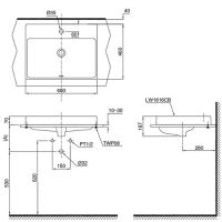 схема Toto MH L1616C