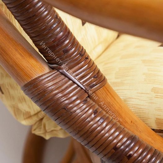 Кресло вращающееся "FLORES" 5005 /без подушки/ Cognac (коньяк)