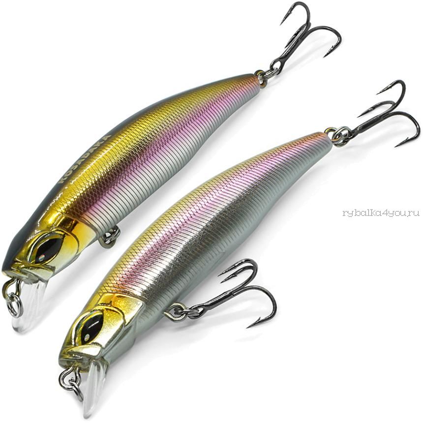 Воблер Kosadaka Tide Minnow XS 75F 7,5 см / 7,7 г / заглубление от 0,2 до 0,5 м / цвет: SL