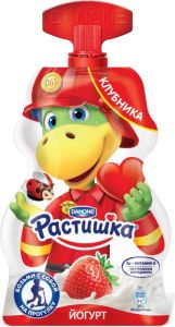 Йогурт РАСТИШКА 70г 2,6% Клубника м/у