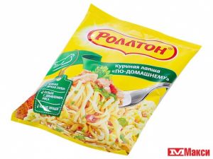 Лапша РОЛЛТОН яичная 85г куриная по-домашнему