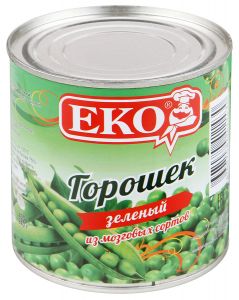 Горошек ЕКО 420/425г зеленый ж/б