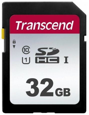 Карта памяти Transcend SDHC 300S Class 10 UHS-I U1 (95/20 MB/s) 32GB