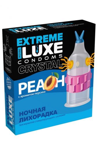 Презерватив Luxe EXTREME Ночная Лихорадка с ароматом персика, 1 шт.