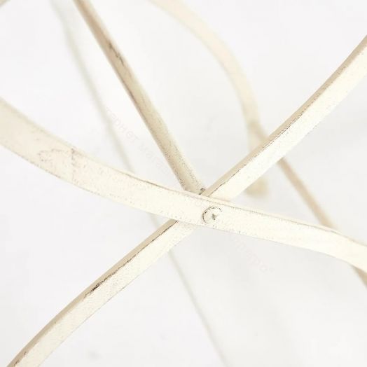 Комплект (стол + 2 стула) Secret de Maison PALLADIO (mod. PL08-8668/8669) металл, белый антик (antique white)