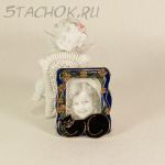 Брошь-рамка "Черный кот" (США)
