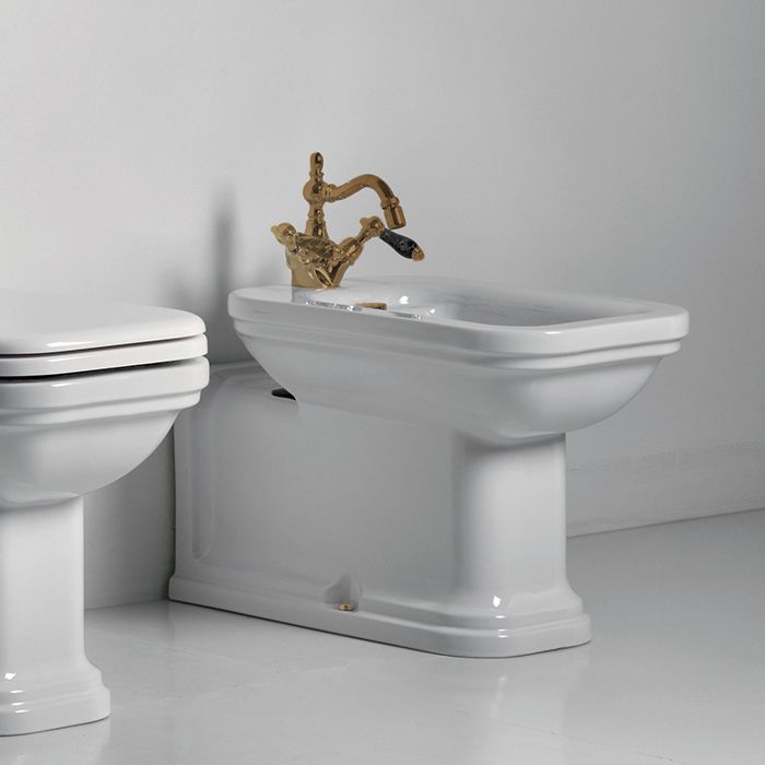 Изображение Удлиненное биде Kerasan Waldorf с накладкой перелива 4120K1