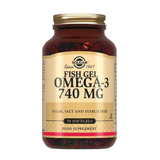Солгар Рыбный жир 740 мг, 50 капс