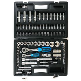 ALK-8010F Набор инструмента 1/2" и 1/4" 94 предмета Licota