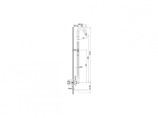 Душевая система Cisal Step ST005050 ФОТО