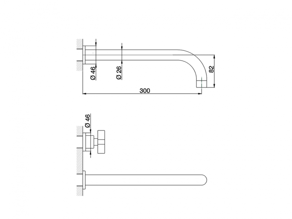 Смеситель для раковины Cisal Barcelona BA013510/BA013511/BA013512/BA013513 (длина излива 125-300 мм) ФОТО