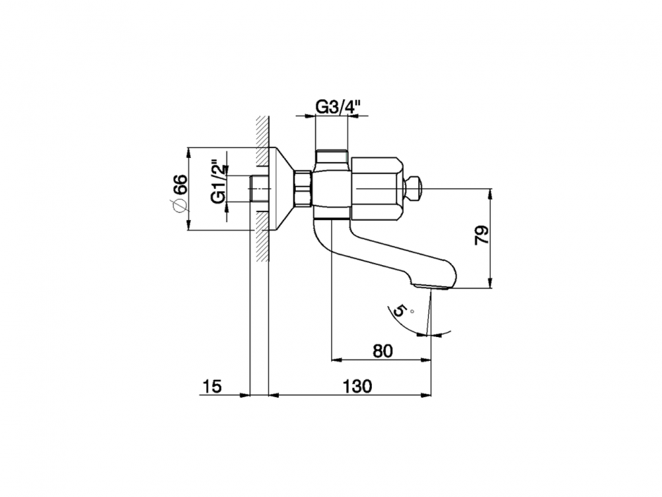 Смеситель для ванны Cisal Tr TR000130/TR000102 ФОТО