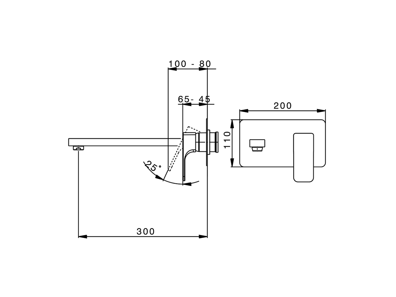 Смеситель для раковины Cisal Cubic CU005512/CU005513/CU005514 схема 6