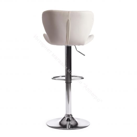 Стул барный AVIONIC (mod. KY712A) металл/экокожа, белый/хром