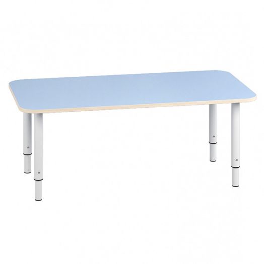 РСН-0012-06 Стол прямоугольный регулируемый Цвет: Голубой