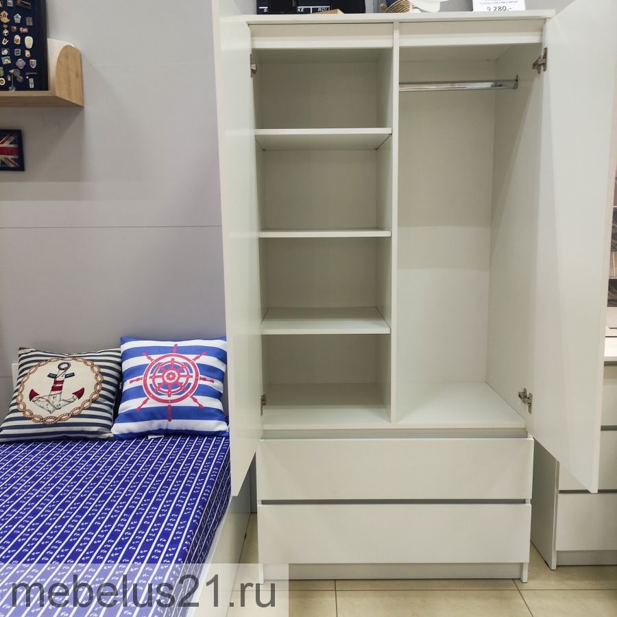 Шкаф Норд 900 Белый