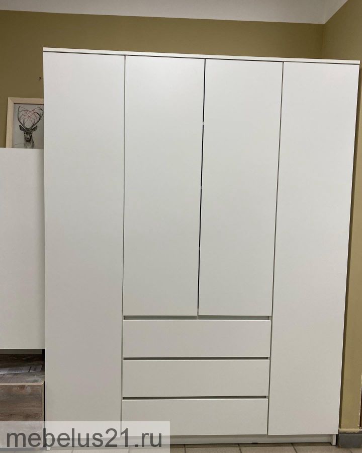 Шкаф Норд 1600 мм Белый