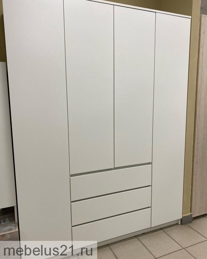 Шкаф Норд 1600 мм Белый