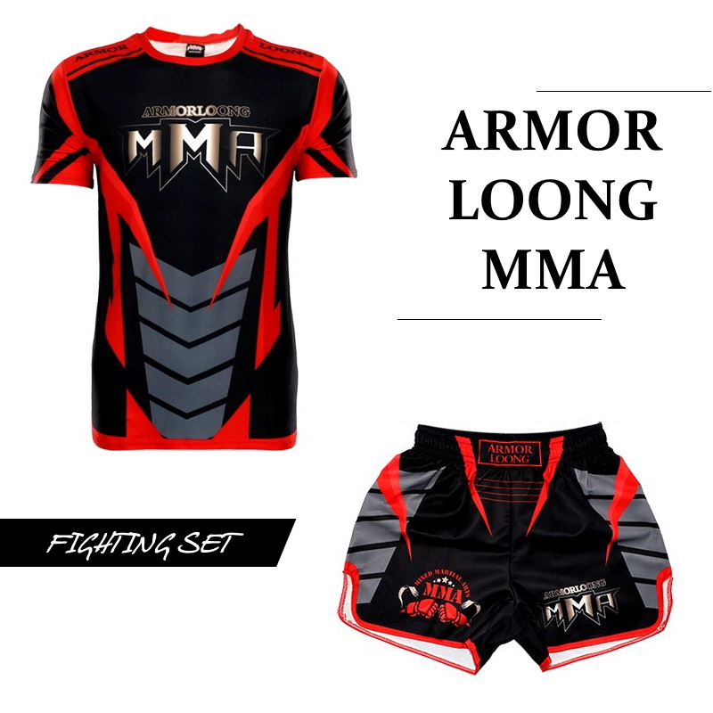 Мужской костюм ARMORLOONG MMA RED