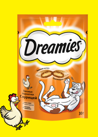 Dreamies™ с курицей